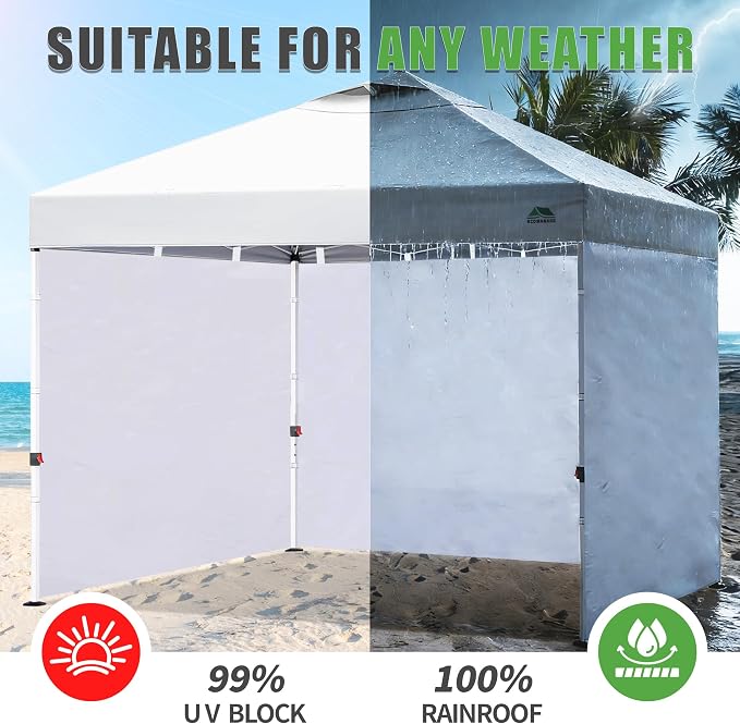 Canopy Sidewalls for 12x12 Pop Up Canopy 99% UV Protection, Waterproof - Image 6