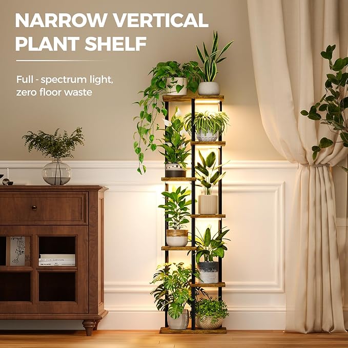 Bamworld Plant Stand with Grow Light - Image 5