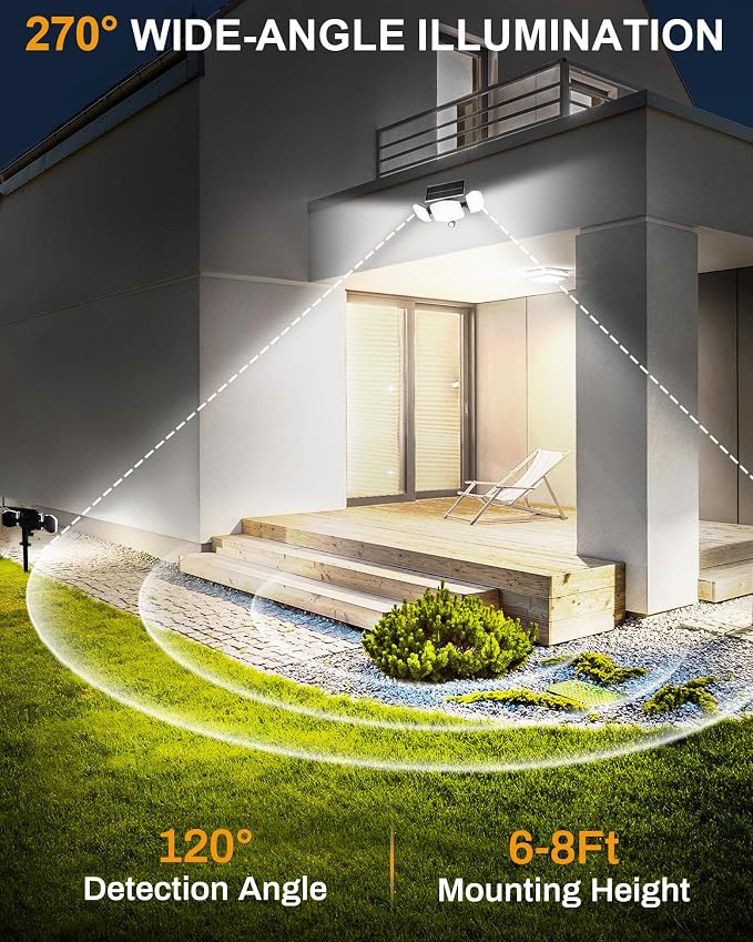 Solar Motion Sensor Outdoor Lights - Image 4