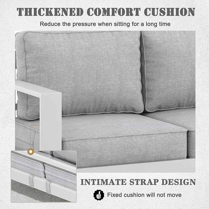Outdoor Aluminum Furniture Set - Image 4
