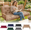 Waterproof Porch Swing Cushions 60 Inch, 2 3-Seater Replacement by EVJUICION
