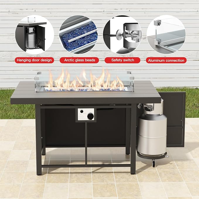 Metal Outdoor Patio Furniture Set - Image 7