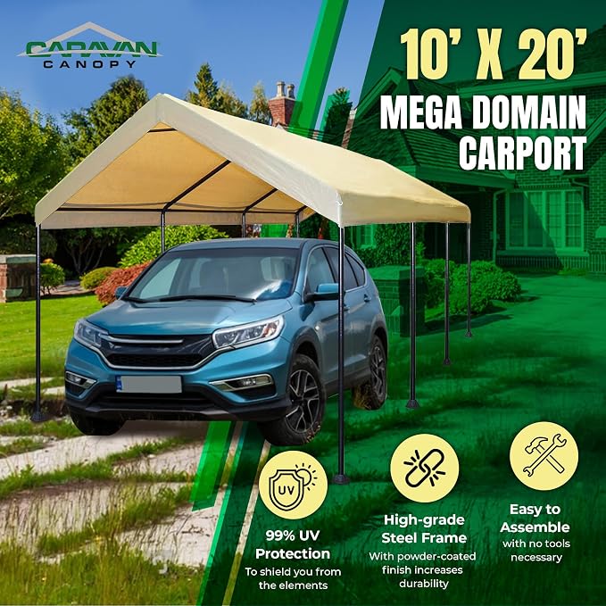 Caravan Canopy Mega Domain Carport - Image 2