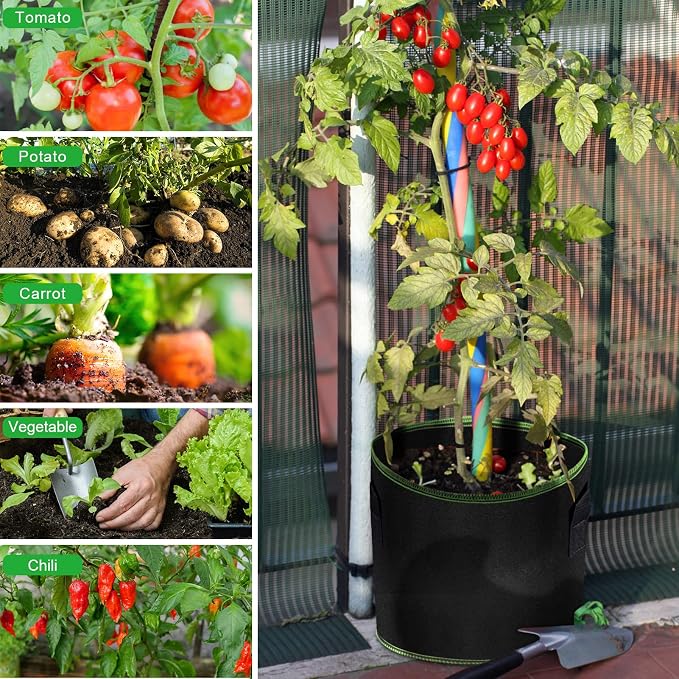 Grow Bags-15 Gallon, Garden Plant Bags - Image 4