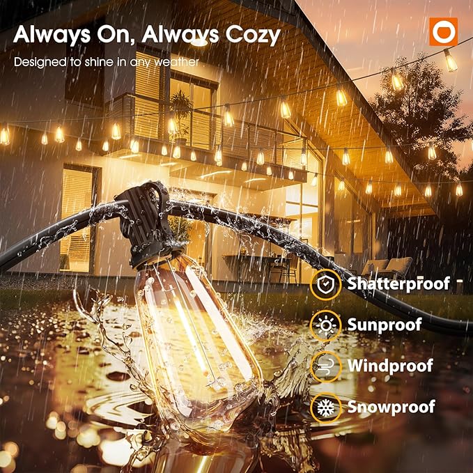 addlon 200FT Smart Outdoor String Lights - Image 3
