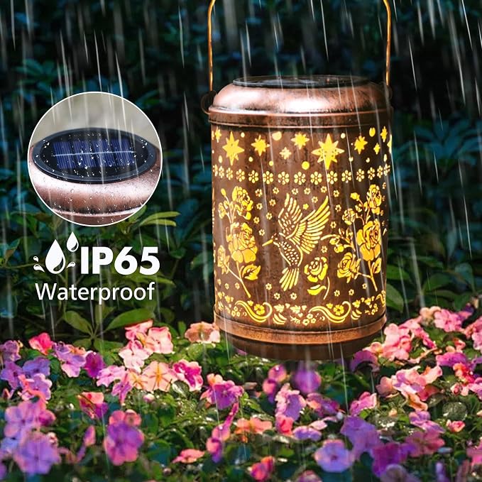 Birthday Gifts for Women Mom Grandma Solar Lanterns Outdoor Waterproof - Image 8
