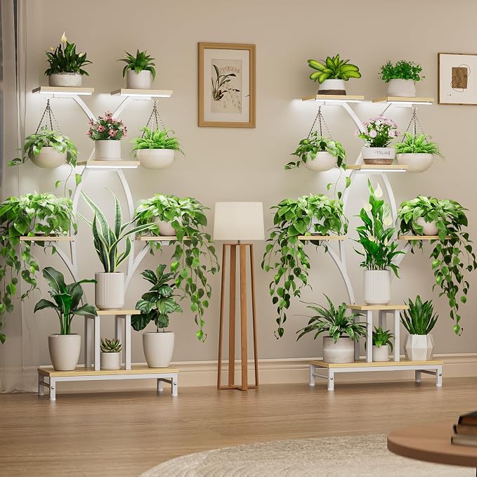 Plant Stand Indoor with Grow Lights - Image 3