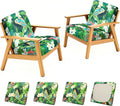 4Pcs Patio Stretch Cushion Covers, Outdoor Sofa Replacement Cover Slipcovers by BIETYONE