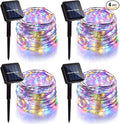4 Pack Solar Fairy Lights 131.2Ft 400 LED, Twinkle Lights by Danhh