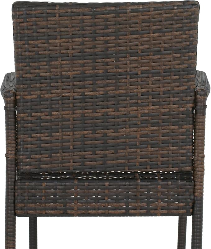 Nova Microdermabrasion Wicker Barstool Outdoor Patio Furniture Bar Stools All - Image 7