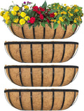 4pack 16-inch Window Sill Window Railing Planters by SMYAXUNW
