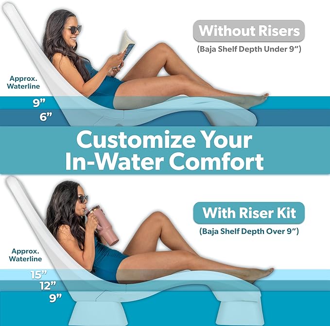 GoSports Coast Modern in Pool Lounge Chair - Image 3
