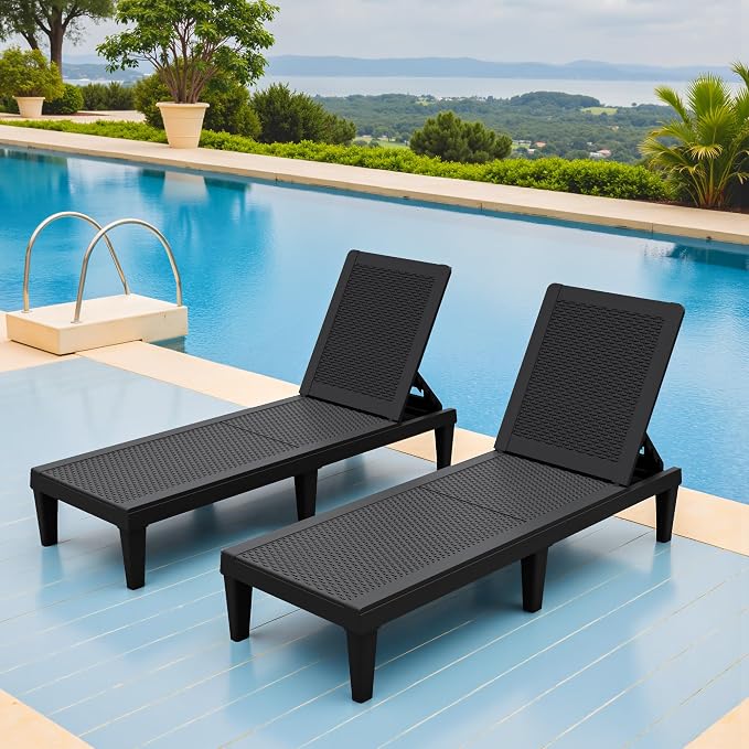 Greesum Outdoor Chaise Lounge Chairs Set of 2 by BuynowfromGreesum