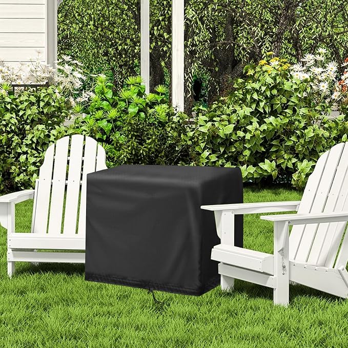 Outdoor Side Tables Cover for Utoplike Teak Outdoor Side Table for Patio - Image 6
