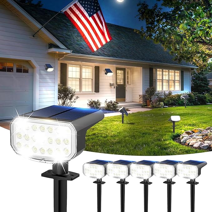 Solar Lights Outdoor Waterproof IP65, Super Bright LED by JEJOT