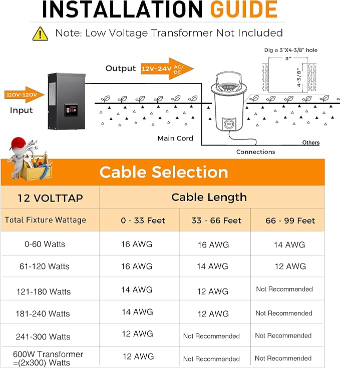 CLOUDY BAY 9W Well Lights Landscape LED In Ground Outdoor, Shielded Top - Image 3