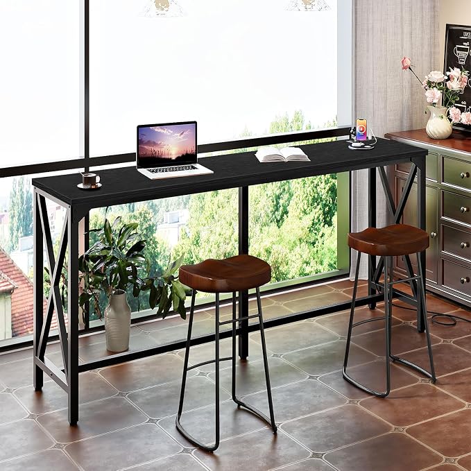 63'' Bar Table, Kitchen Dining Table - Image 3