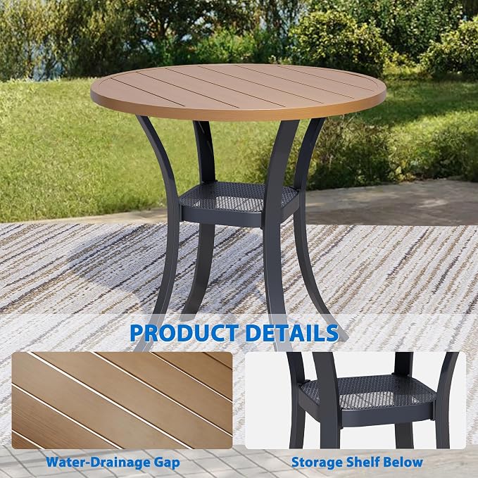 27.5'' Outdoor Patio Table - Image 3
