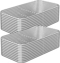 2 Pack Tall 8x4FT Corrugated Galvanized Steel Raised Garden Bed Outdoor by CATMANOR