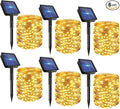 6 Pack Solar Fairy Lights for Outside Waterproof, Total 147FT 450LED Solar by bitjam