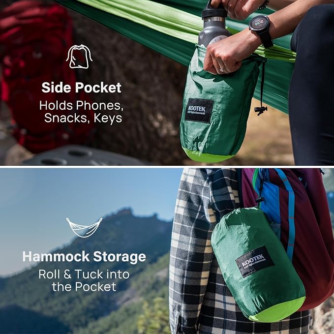 Kootek Camping Hammock, Portable Hammocks - Image 4