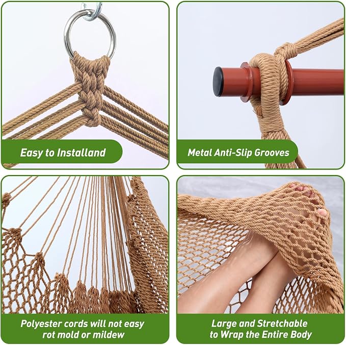 Large Hammock Chair, Caribbean Hammock Chair - Image 5