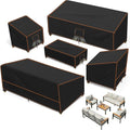 SUNICO Outdoor Cover for Patio Furniture, 5 Piece Patio Set Cover Waterproof by Unknown
