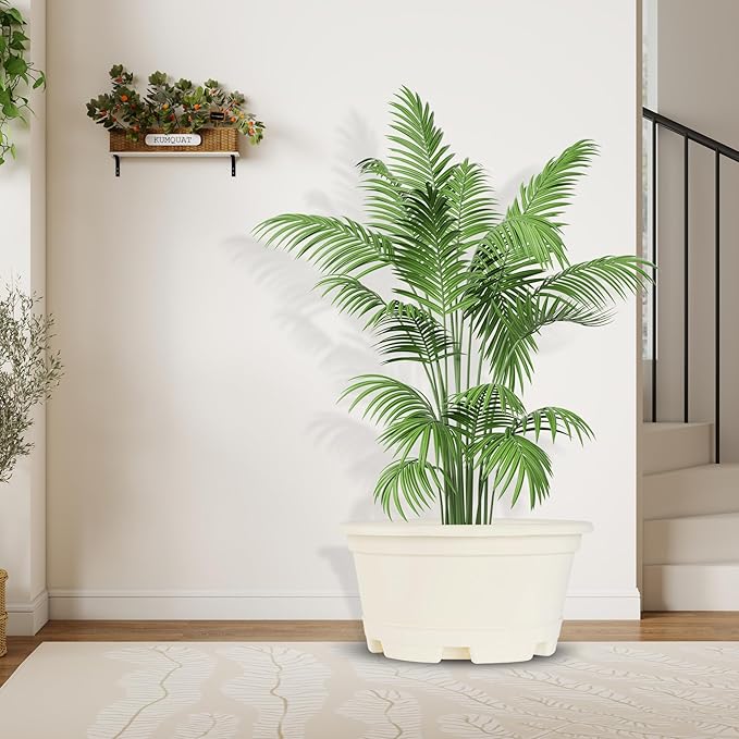 5 Packs 13 inch Plant Pot Modern Decorative Garden Pot - Image 4