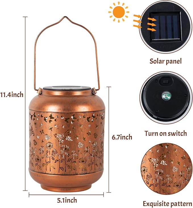 Solar Lanterns Outdoor Waterproof, Butterfly Gifts - Image 5
