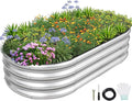 1MORE Galvanized Raised Garden Bed- Planter Garden Boxes Outdoor, Raised Beds by 1MORE