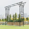 Twira Flat Top Garden Arch Trellis, 11FT x 9FT Extra Large Garden Trellis by TWIRA