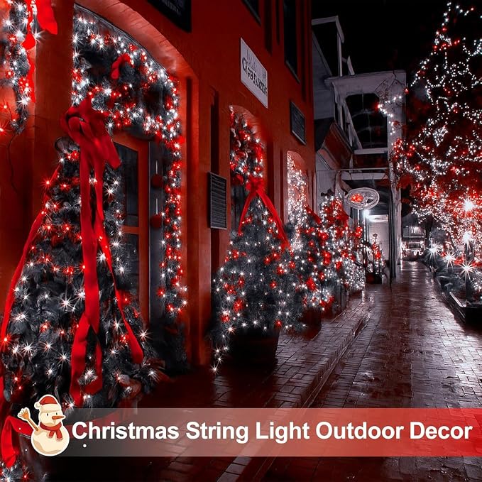 6 Pack 270FT Solar Christmas Lights Outdoor Waterproof, Super Bright 480 LED - Image 6