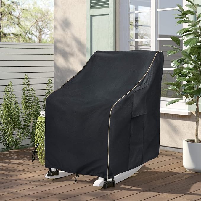 Outdoor Swivel Lounge Chair Cover 2 Pack, 100% Waterproof Heavy Duty Outdoor - Image 8