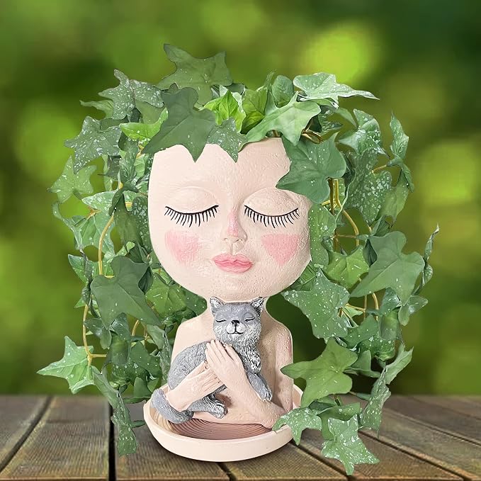 Face Plant Pots Head Planters by ASDFG