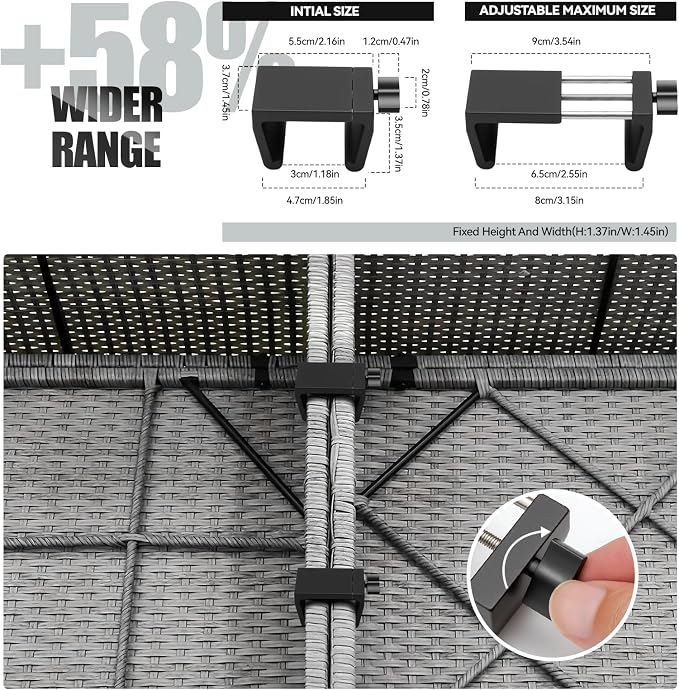 Universal Heavy-Duty Outdoor Furniture Clips - Image 3