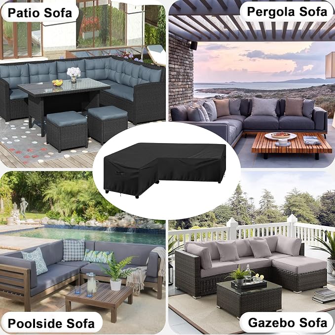 OutdoorLines Waterproof Outdoor Patio Sectional Cover - Image 8