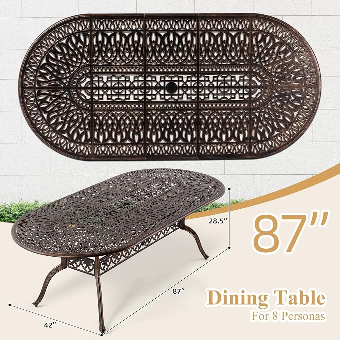 Outdoor Patio Dining Table - Image 3