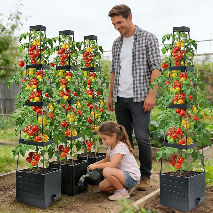 MQFORU 4Pack Raised Garden Bed Planter Boxes - Image 4