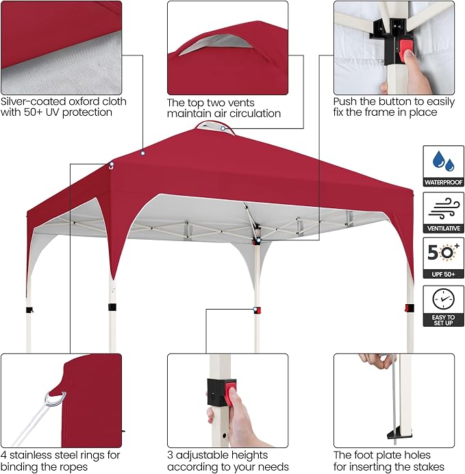 Yaheetech 10x10 Pop Up Canopy Tent - Image 3