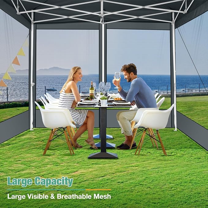 COBIZI 10x10 Canopy Tent, Heavy Duty Pop up Canopy - Image 5