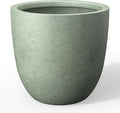 Kante 14 Inch Dia Round Concrete Planter, Indoor Outdoor Large Plant Pot by Kante