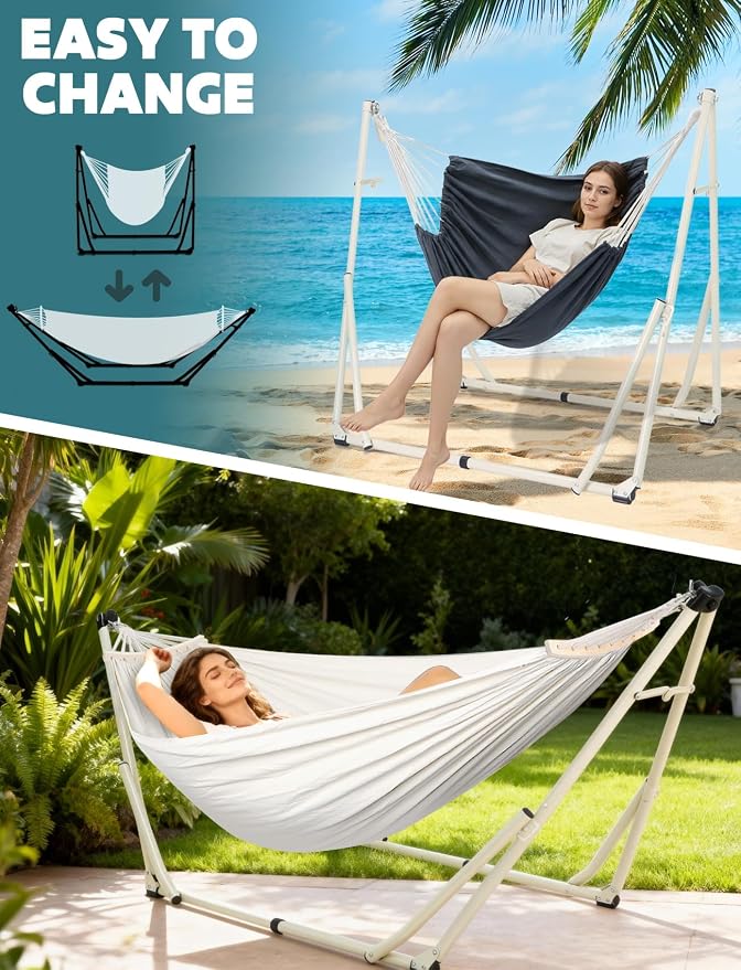 Anyoo 2 in 1 Hammock and Swinging Chair - Image 2
