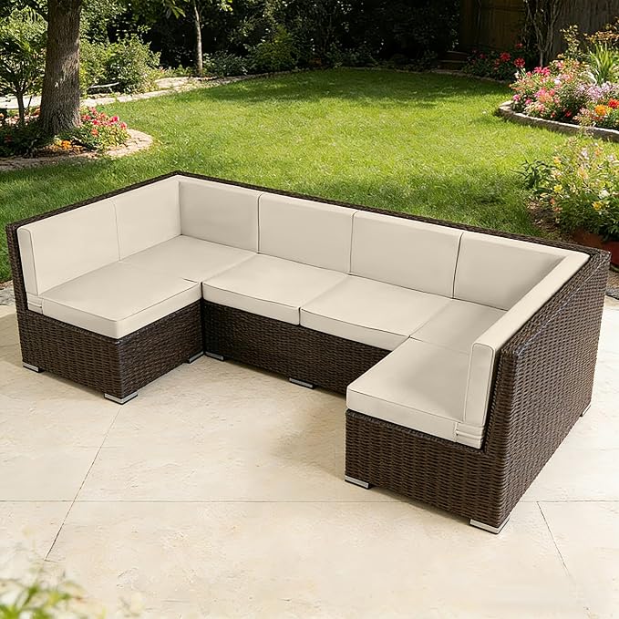Outdoor Replacement Cushions for Patio Furniture, Splash-Resistant and - Image 6