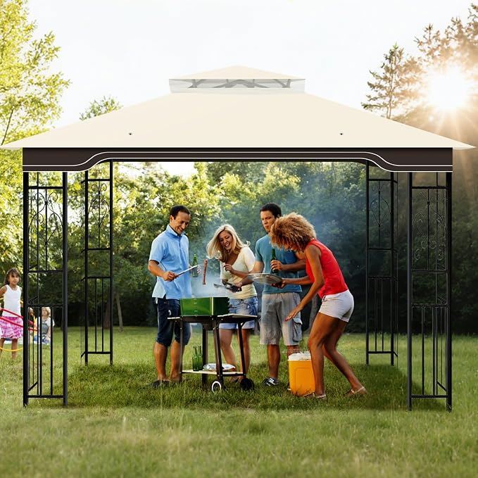 Replacement Gazebo Canopy for 10 x 12 Regency II Patio Gazebo Model L-GZ798PST - Image 7