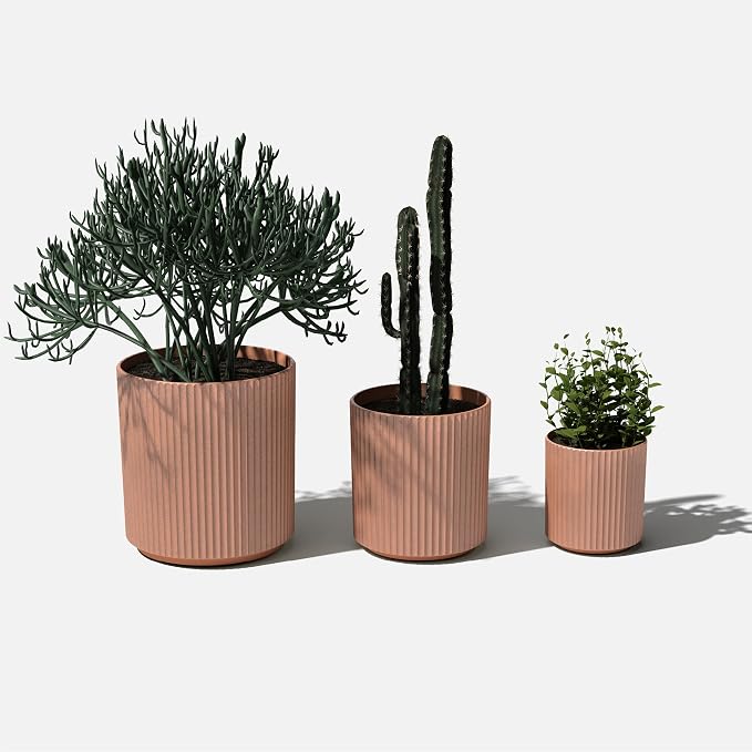 Veradek Demi Series Set of 3 Round Planters - Image 8