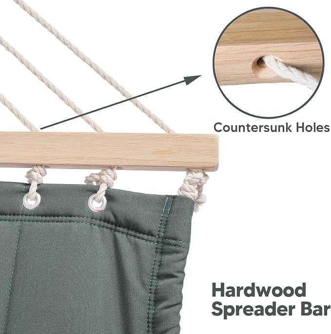 SUNCREAT Standing Hammock with 15 ft Stand, Hammocks - Image 6