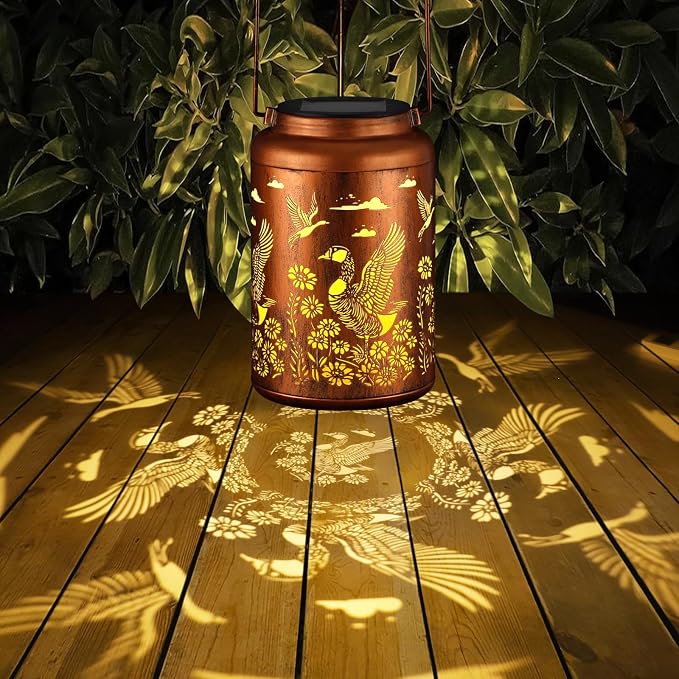 Solar Lanterns Outdoor Waterproof Garden Decor Birthday Gifts - Image 2