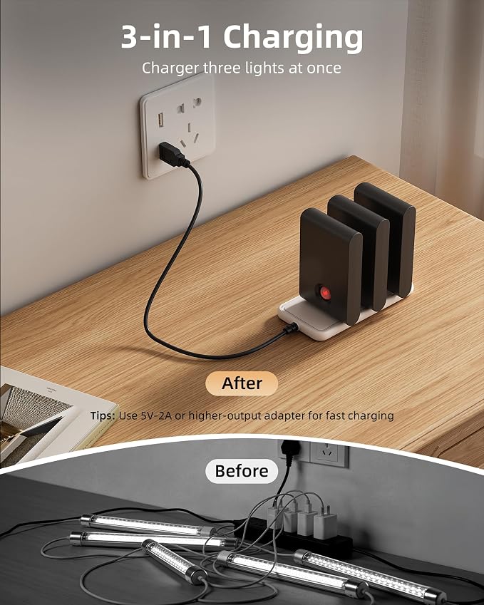 EZVALO 6 Pack Motion Sensor Night Lights - Image 3