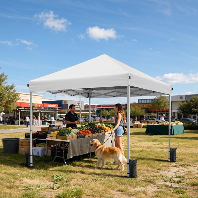 10x10 Pop Up Canopy Tent, Instant Setup Portable Canopy - Image 7