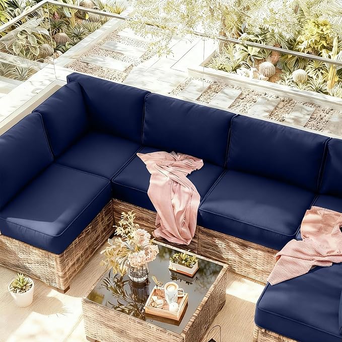 Outdoor Cushions Covers for Patio Furniture, Patio Cushion Covers Replacement - Image 6